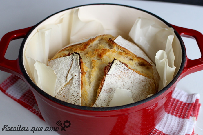 Primeiro pão au levain