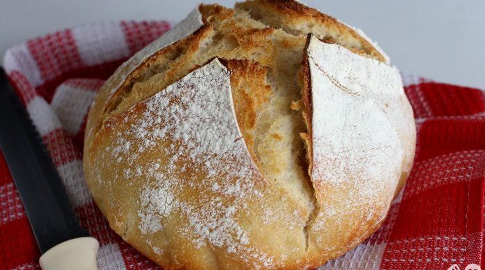 Primeiro pão au levain