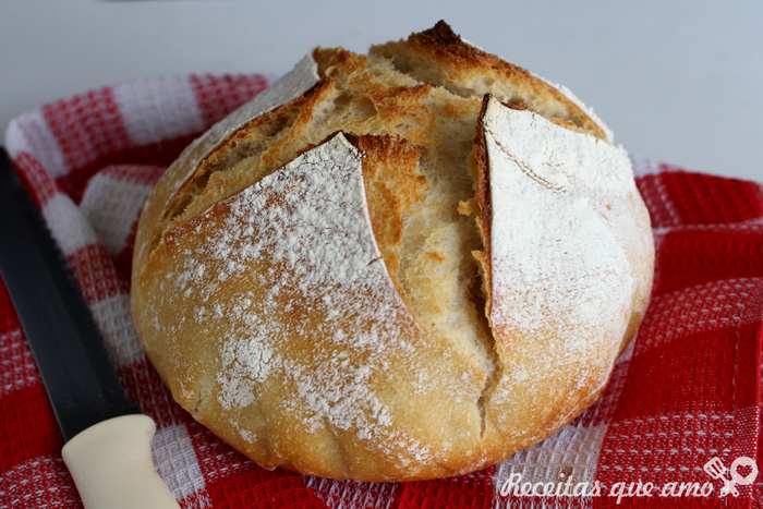 Primeiro pão au levain