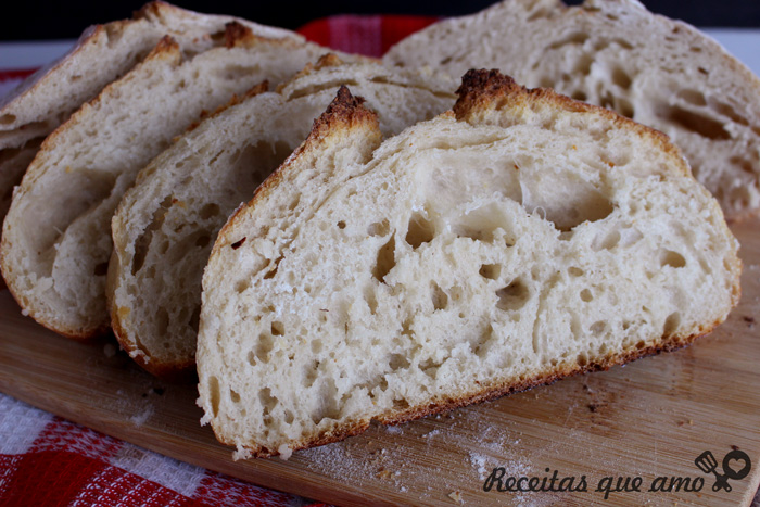 Primeiro pão au levain