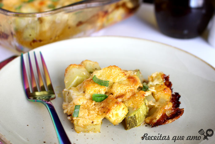 Abobrinha gratinada