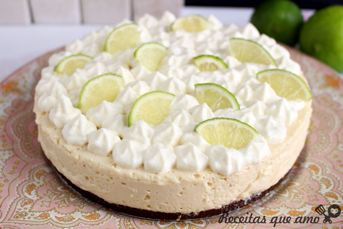 Torta de limão sem forno Torta de limão sem forno
