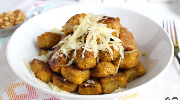 2 receitas com abóbora - Nhoque de abóbora e abóbora assada