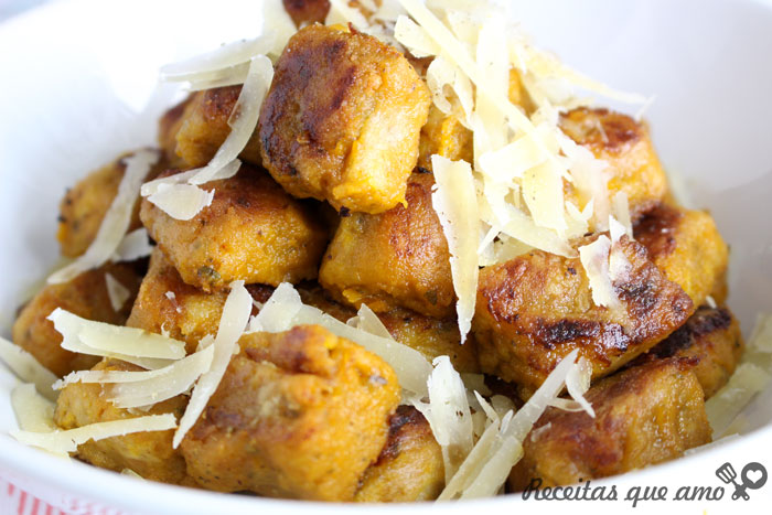 2 receitas com abóbora - Nhoque de abóbora e abóbora assada