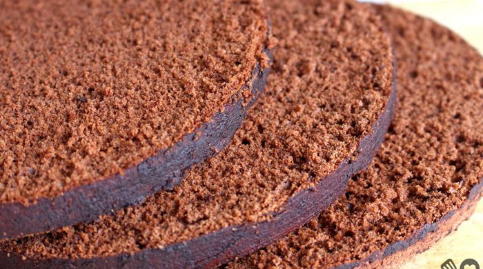 Pão de ló de chocolate