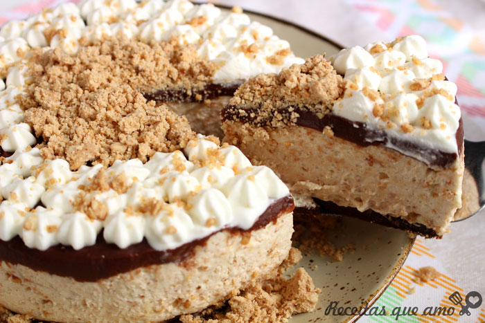 Cheesecake de paçoca