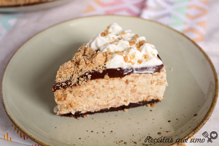 Cheesecake de paçoca