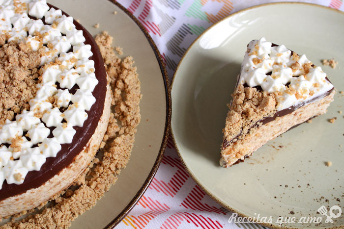 Cheesecake de paçoca