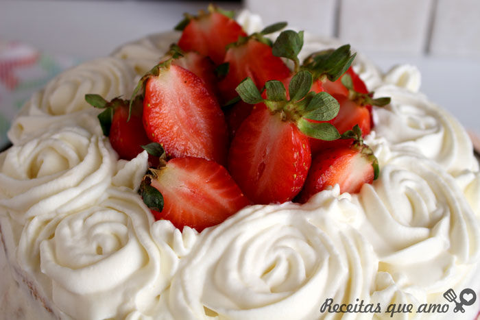 Bolo de morango