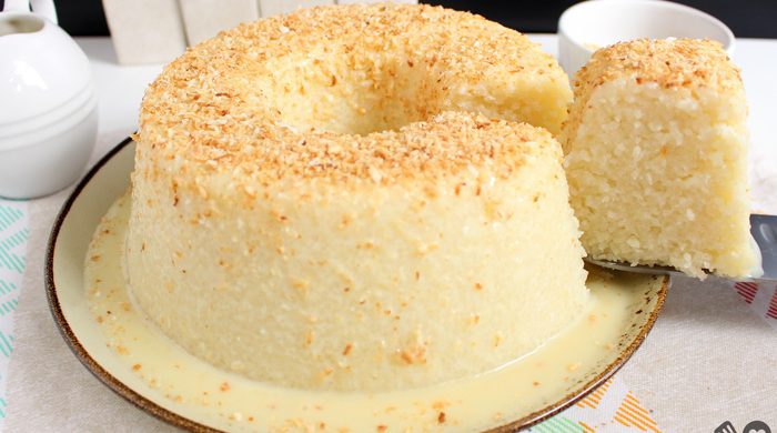 Bolo de tapioca sem forno