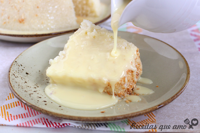 Bolo de tapioca sem forno Bolo de tapioca sem forno