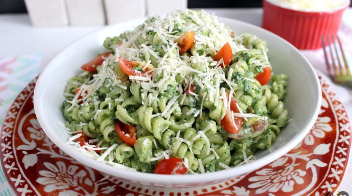 Macarrão com molho cremoso