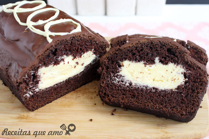 Bolo de chocolate com buttercream