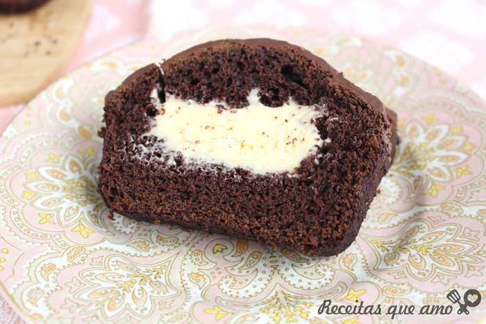 Bolo de chocolate com buttercream