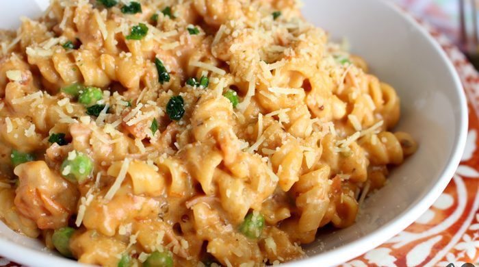 Macarrão cremoso de uma panela só