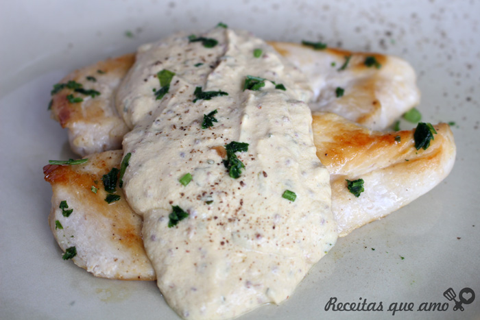 Frango ao molho de mostarda