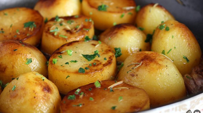 Batata cremosa na frigideira