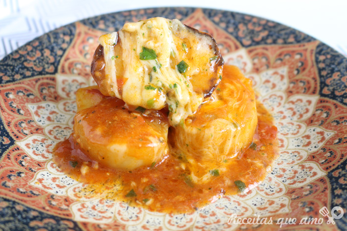 Batata a parmegiana Batata a parmegiana