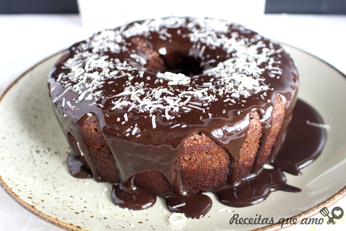 Bolo de chocolate sem farinha de trigo