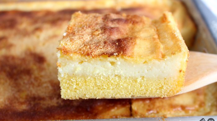 O melhor bolo de fubá cremoso
