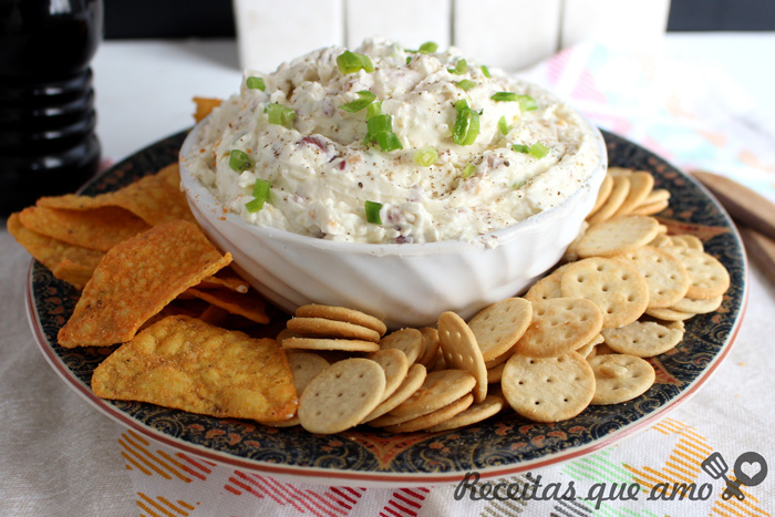 Creme de queijo para petisco