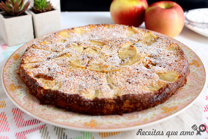 Torta de maçã super fácil