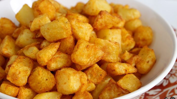 Batata crocante na airfryer