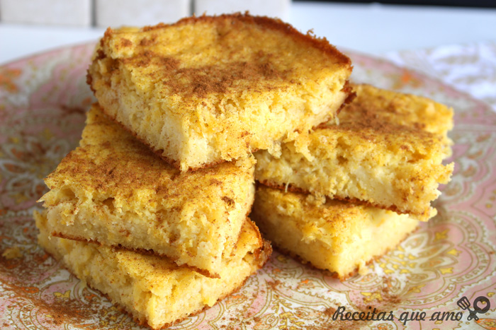 Bolo pamonha super cremoso