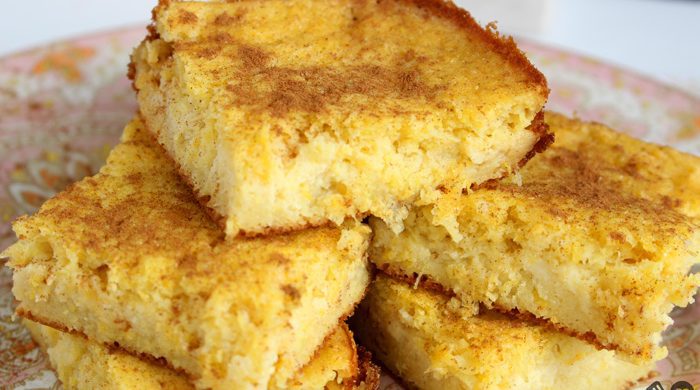 Bolo pamonha super cremoso