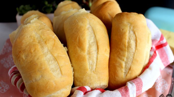 Pão francês caseiro
