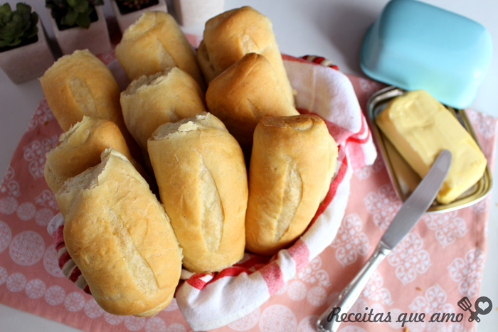 Pão francês caseiro Pão francês caseiro