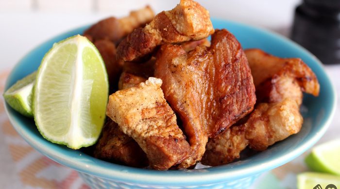Torresmo na airfryer