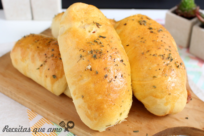 Enroladinho de presunto e queijo