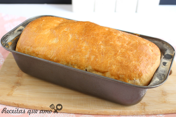 Pão de forma caseiro