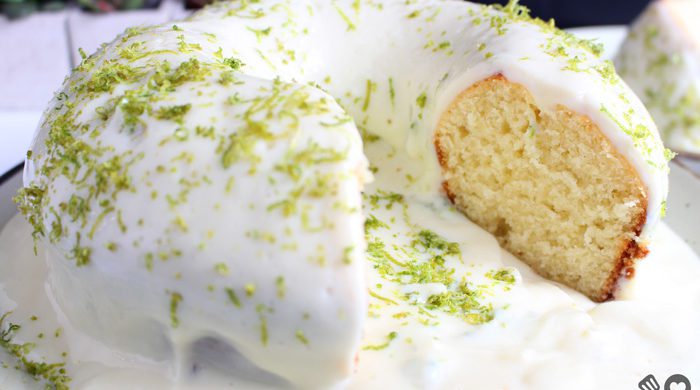 Bolo de limão vulcão