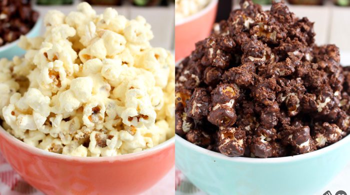 Pipoca doce de Ovomaltine e Leite Ninho