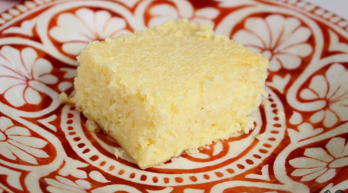 Cocada cremosa de forno