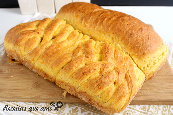 Pão de cenoura caseiro