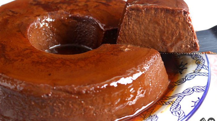 Pudim de chocolate fácil