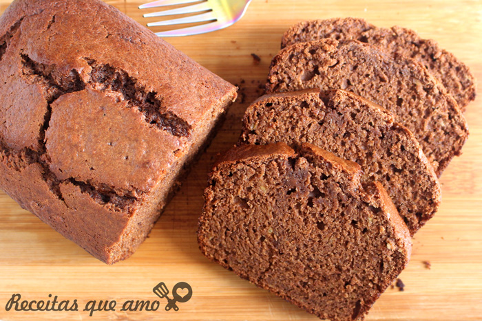Banana bread de chocolate Banana bread de chocolate