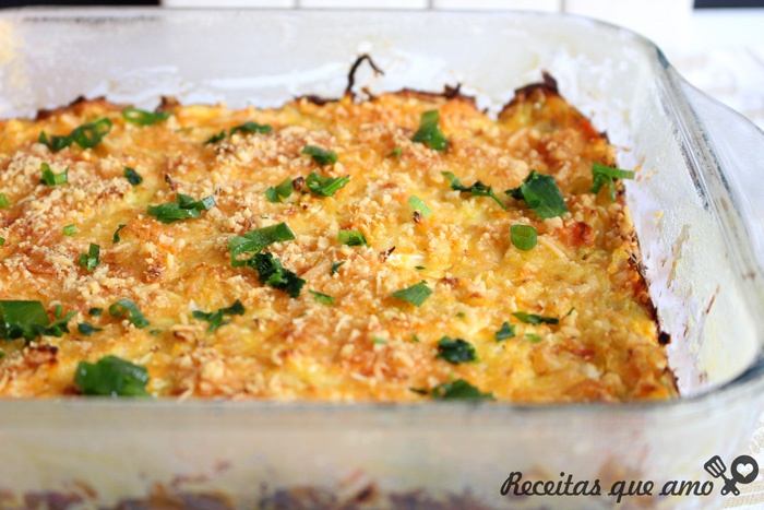 Torta leve com vegetais