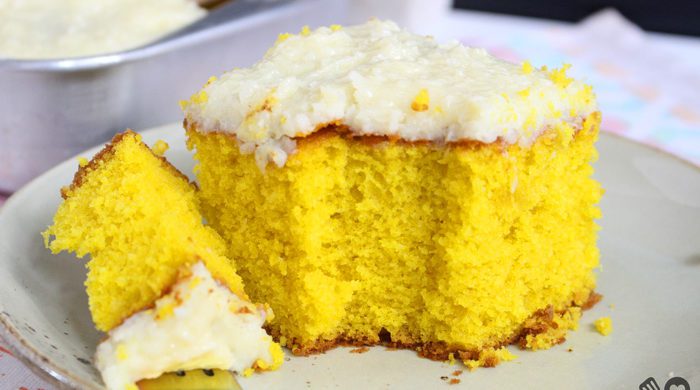 Bolo de abóbora no liquidificador