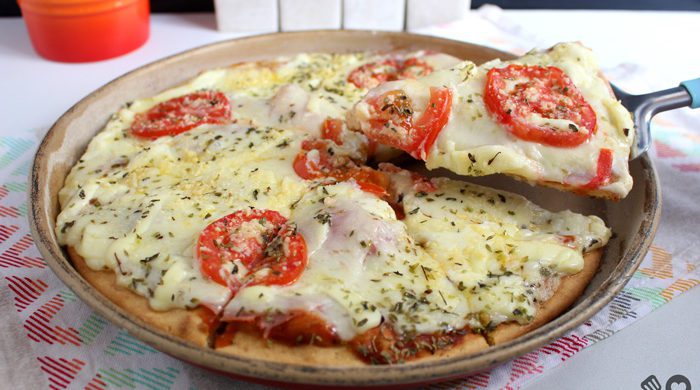 Pizza de liquidificador fácil