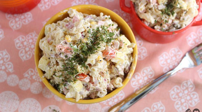 Salada de macarrão fácil e prática