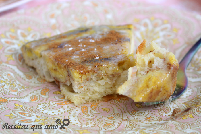 Torta de banana super fácil