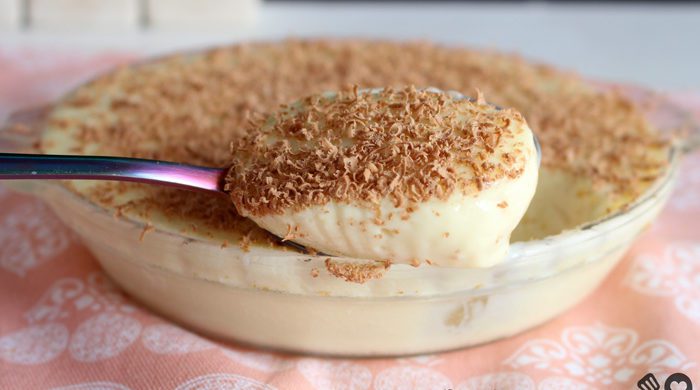 Mousse de leite em pó