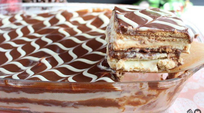 Pavê de Natal delicioso