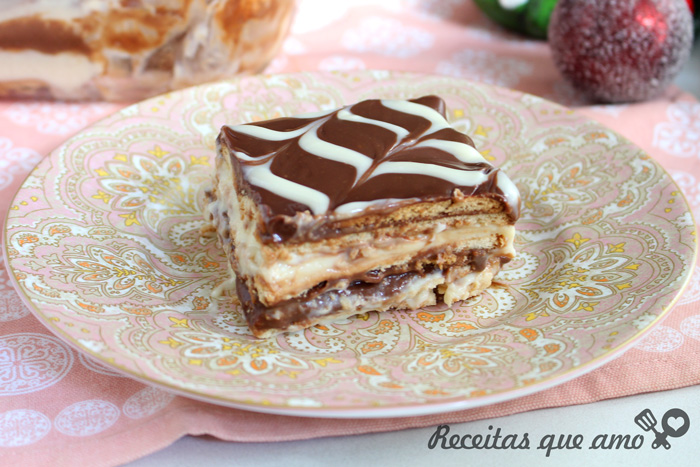 Pavê de Natal delicioso Pavê de Natal delicioso