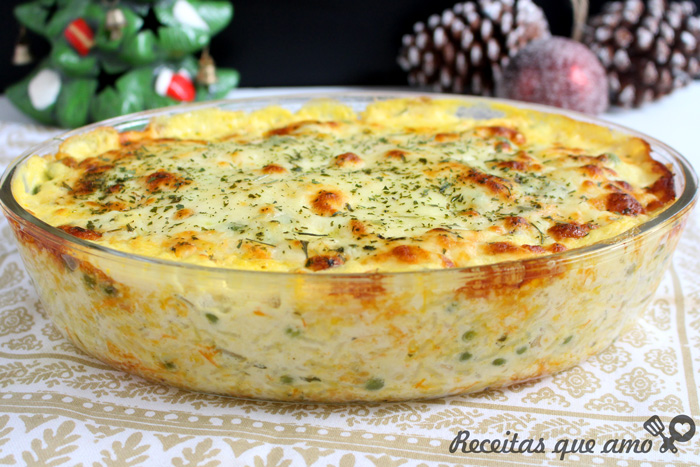 Arroz de forno cremoso