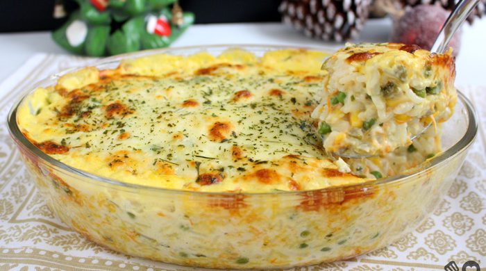Arroz de forno cremoso